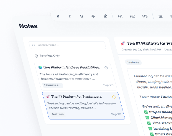 Capture Ideas with Rich Text Editor